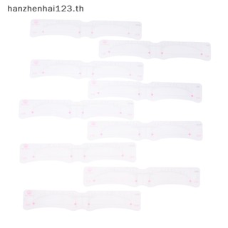 Hanhai ชุดแสตมป์ปั้มคิ้ว แบบพกพา 12 ชิ้น