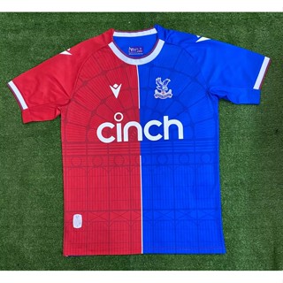 เสื้อกีฬาแขนสั้น ลายทีมชาติฟุตบอล Palace Home Jersey 23-24 ไซซ์ S - XXL แบบแห้งเร็ว