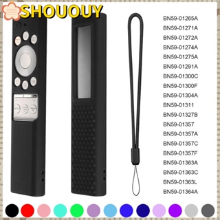 SHOUOUY เคสซิลิโคนนิ่ม กันลื่น กันกระแทก สําหรับรีโมตคอนโทรล Samsung Smart TV BN59-01265A 01271A BN59-01357A 01357C