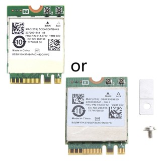 Ann อะแดปเตอร์การ์ด WiFi RTL8822BE 802 11AC 2 4G 5GHz 1200Mbps WiFi บลูทูธ 4 0 M2-NGFF ไร้สาย 01AX712