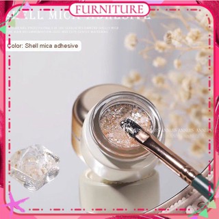 ♕ Annie Mica Shell Nail Polish Gel Versatile Universal Explosive Sparkling Diamond Sequins Canned Phototherapy Glue Nail Art For Nail Shop 8ml 7 Designs FURNITURE