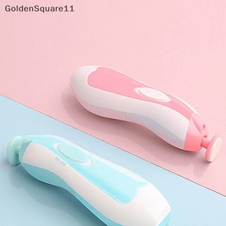 Goldensquare เครื่องเจียรเล็บไฟฟ้า ป้องกันรอยขีดข่วน แบบพกพา หลายหัว สําหรับเด็ก