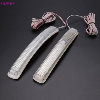 Nfph&gt; ใหม่ แถบไฟเลี้ยว LED 12V สําหรับติดกระจกมองหลังรถยนต์