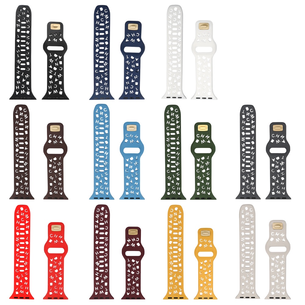 สายนาฬิกาข้อมือซิลิโคน ระบายอากาศ สําหรับ iwatch band 44 มม. 49 มม. 45 มม. 41 มม. 40 มม. 38 มม. 42 มม. iwatch series Ultra 8 SE 7 6 5 4 3