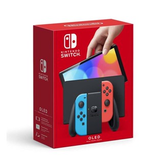 Nintendo Switch OLED Model With Neon Blue &amp; Red Joy-Con