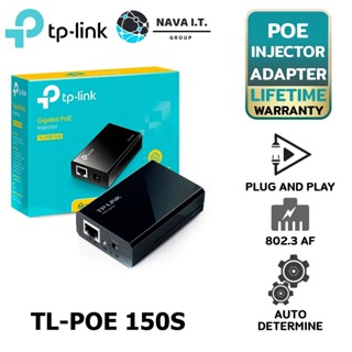 COINSคืน15%⚡FB9JMZV6⚡ TP-LINK TL-POE150S POE INJECTOR รับประกันตลอดอายุการใช้งาน