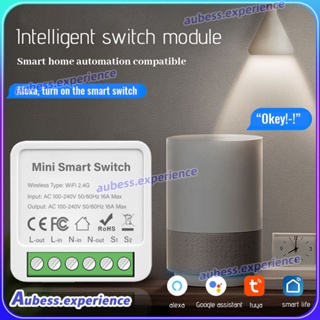 Mini Wifi Diy Smart Switch รองรับ 16a Tuya Smart Life Remote Time Control เหมาะสำหรับ Alexa/google รองรับ 2-way Control Wireless Timer experth