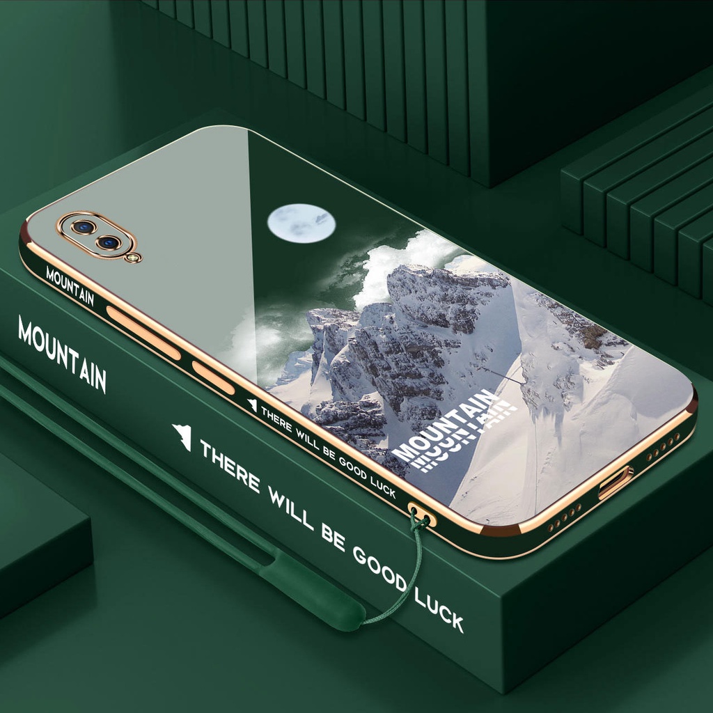 เคส VIVO Y91 Y95 VIVO Y91C Y93 VIVO Y81 Y81i VIVO Y83 VIVO Y97 เคสโทรศัพท์ ภูเขาหิมะ ซิลิโคน สวย ส่ง
