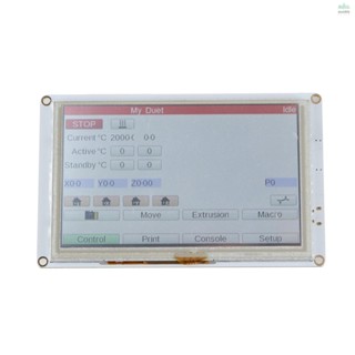 แผงควบคุมหน้าจอสัมผัส LCD 5 นิ้ว Paneldue 5i สําหรับเครื่องพิมพ์ 3D DuetWifi Duet 2 Ethernet