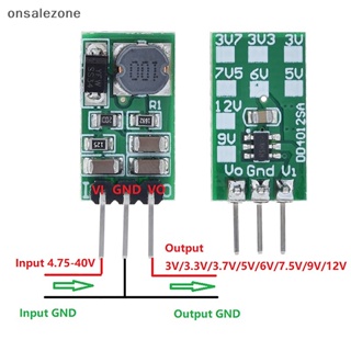 Ozth ใหม่ บอร์ดโมดูลแปลง DD4012SA 1A DC 5-40V เป็น 3V 3.3V 3.7V 5V 6V 7.5V 9V 12V DC-DC 1 ชิ้น