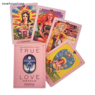 [newhopetree] ไพ่ทาโรต์ True Love Oracle สําหรับผู้เริ่มต้น เล่นเกมกระดาน