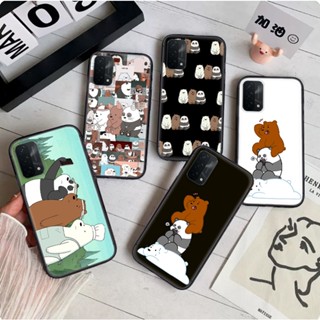 เคสโทรศัพท์มือถือนิ่ม ลายการ์ตูนหมี we bear bears สําหรับ OPPO A73 A91 F15 A92 A72 A52 A93 A94 4G F5 A73 F7 F9 A7X F11 A9 F11 Pro 335YPJ