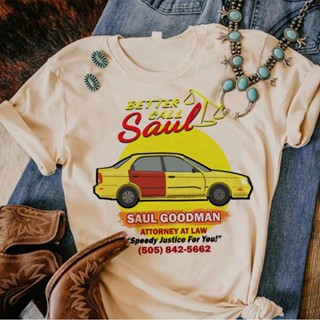 Better Call Saul เสื้อยืด สไตล์ฮาราจูกุ สําหรับผู้หญิง