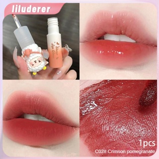 Mansili Milk Sheep Fu Fu Water Mist Lip Glaze Mist ลิปกลอสเนื้อแมทสีขาว Girl Heart Student ลิปสติกแต่งหน้า HO