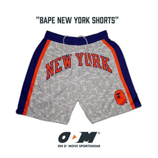 Bape New York กางเกงขาสั้น สไตล์เรโทร