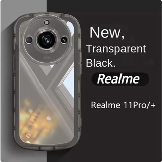 เคสโทรศัพท์มือถือซิลิโคน TPU ใส กันกระแทก สีสันสดใส สําหรับ Realme 11 10 Pro + C53 C55 C35 Narzo N53 N55