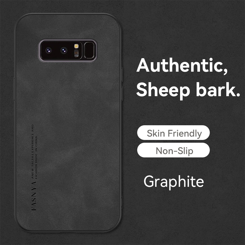 เคสโทรศัพท์มือถือหนังแกะ กันกระแทก สีพื้น หรูหรา สําหรับ Samsung Note 8 case 9 10 20 Plus M52 M53 M23 S20 Ultra ราคา ถูกที่สุด ดีลบีเคเค แกลเลอรีภาพที่ 5