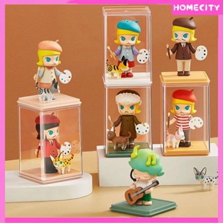 [พร้อมส่ง] Blind Box Storage Display Cabinet Single Doll Display Cabinet Bubble Mart Storage Box Dustproof Transparent Model Hand Display Box