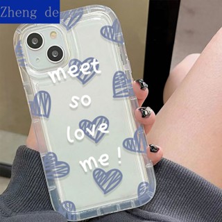 เคสป้องกันโทรศัพท์มือถือ แบบนิ่ม ลายหัวใจ กันกระแทก สําหรับ Apple Iphone 14 11pro 12 13max xr xs WY1U