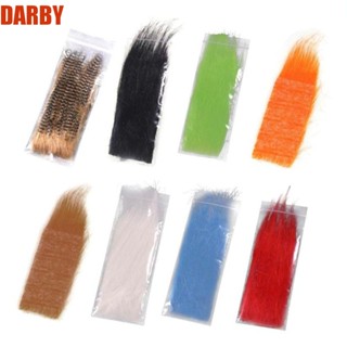 DARBY อุปกรณ์ตกปลา ขนปุยไฟเบอร์นิ่ม สําหรับตกปลา