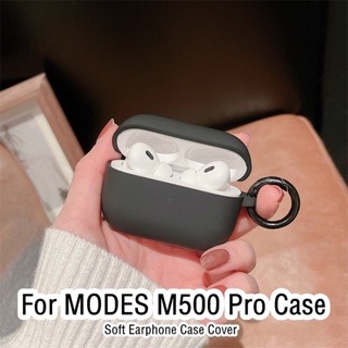 【ส่วนลด】เคสหูฟัง แบบนิ่ม สีพื้น สําหรับ MODES M500 Pro MODES M500 Pro