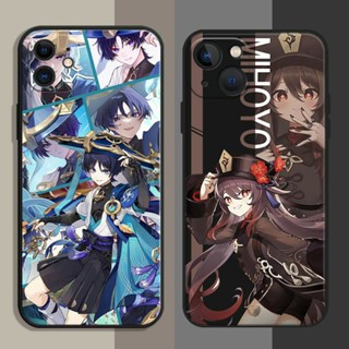 เคสโทรศัพท์มือถือนิ่ม ขอบตรง พิมพ์ลาย Wanderer Genshin Impact Hu Tao สําหรับ Xiaomi 11 Lite 5G NE MI 11T Pro 10T 12T POCO F5 F4 F3 GT M3 M4 Pro M5 X3 GT X4 NFC X5 X4 Pro C40