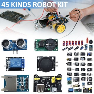 New 45 kinds Sensor Modules Sensors Kit 45 kinds Robot Kit Smart Car