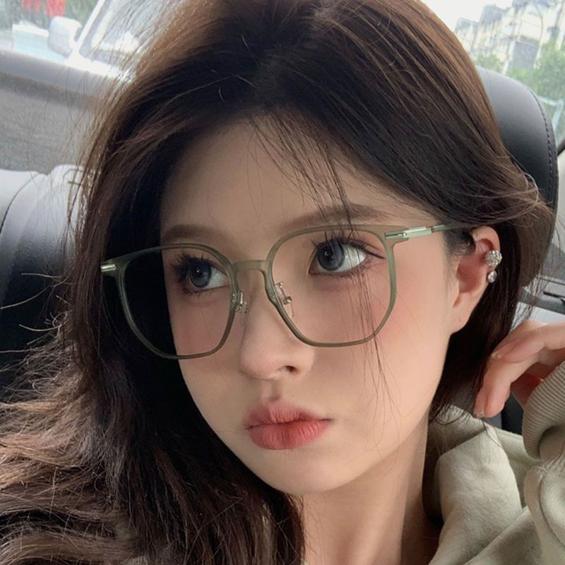 แว่นตาสายตาสั้น 1.56/1.67 บางพิเศษ (-25, -600, -700, -800) พร้อมฟิลเตอร์ กรอบใหญ่ กรอบแว่นตา สีด้าน กรอบแว่นตา เบาพิเศษ เวอร์ชั่นเกาหลี ฟิลเตอร์กรองแสง UV400 แว่นตาผู้ชาย ผู้หญิง