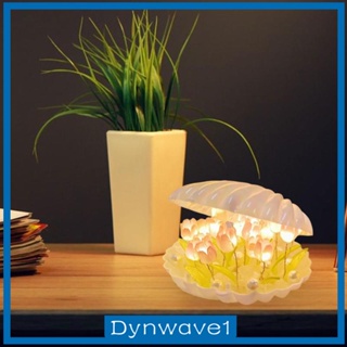 [Dynwave1] โคมไฟกลางคืน LED รูปดอกไม้จําลอง สําหรับตกแต่งห้องนอน งานแต่งงาน