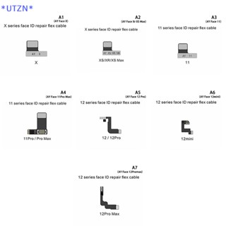 Utzn&gt; ใหม่ สายเคเบิลซ่อมแซม ลายจุด สําหรับ IPhone X XR XS MAX 11 12 PRO MAX Mini