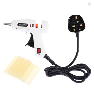 ZOT Mini 25W Professional Handy High Temp Heater Hot Melt Glue  with 50pcs Glue Sticks Heating Craft Repair Tool