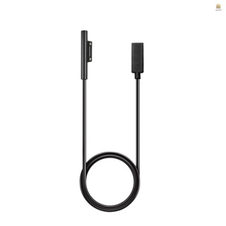 อะแดปเตอร์สายชาร์จ USB Type C PD 15V แบบเปลี่ยน สําหรับแล็ปท็อป Microsoft Surface Pro 7 6 5 4 3 GO Boook 1 2