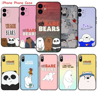 Rcz79 เคสโทรศัพท์มือถือ ซิลิโคนนุ่ม ลายการ์ตูนหมี We bare bears สําหรับ iPhone 8 8+ 7 7+ 6S 6 6+ Plus 5 5S