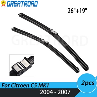 ใบปัดน้ําฝนกระจกหน้ารถยนต์ LHD 26 นิ้ว และ 19 นิ้ว สําหรับ Citroen C5 MK1 2004-2007