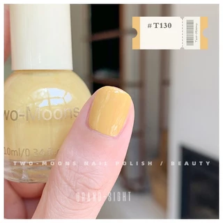 🔥พร้อมส่ง🔥 Two-moons ของแท้ ยาทาเล็บ สีทาเล็บกึ่งเจล ขนาด10ml*1 ไม่ต้องอบ สีสวย แห้งไว รุ่นใหม่ t4
