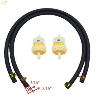 【VARSTR】Fuel Line Hose Non Fuel Injected Cars 2pcs Filters 2pcs Fuel Line Hose