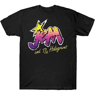 เสื้อยืด พิมพ์ลายการ์ตูน Jem And The Holograms สไตล์สปอร์ต สําหรับผู้ชาย