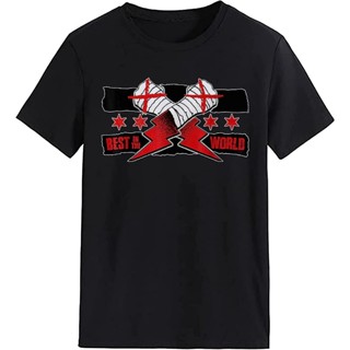 เสื้อยืด ลาย Vodtyicts Cm Of Punk Aew Cm Of Punk Best In The World สีดํา