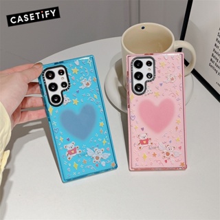 เคสโทรศัพท์มือถือแบบใส ลายหมีนางฟ้า สําหรับ Samsung Galaxy S20 S21 S22 S23 Ultra S20+ S21+ S22+ S23 Plus