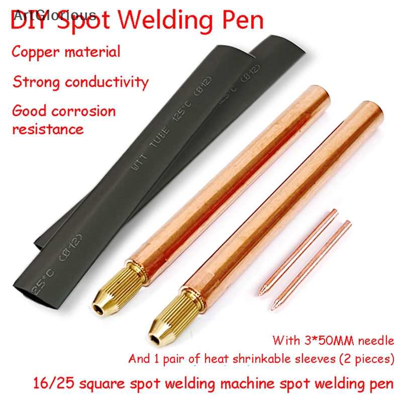 Art 1 ชุดจุดเชื่อมปากกามือถือทองแดงเข็มขัด 3 มม.DIY Point Touch ปากกาด้ายคงที่สําหรับจุดเชื่อมอุปกรณ์เสริมเครื่องมือ N