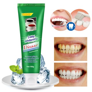 ขายดี#跨境Disaar去咖啡渍牙膏口气清新牙齿清洁口腔护理toothpaste8cc