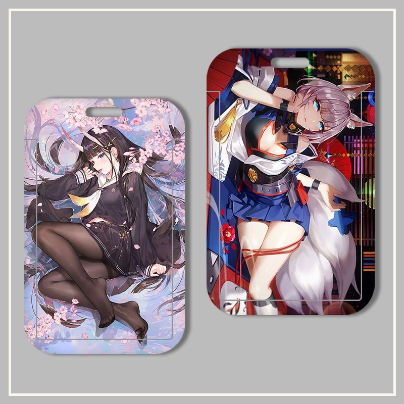 อะนิเมะการ์ตูน Azur Lane ที่กําหนดเองนักเรียนโรงเรียน ID การ์ดชื่อผู้ถือบัตรบัตรอาหาร Subway การ์ด M