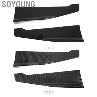 Soyoung Rear Bumper Lip Spoiler  Heat Proof Diffuser Easy Installation 35cm High Performance  Impact for Civci