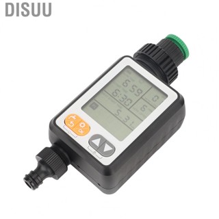 Disuu Irrigation Sprinkler Timer  ABS Water Black for Courtyard