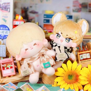ตุ๊กตาฝ้าย 20 cm เครื่องประดับ ผ้าพันคอสองสี