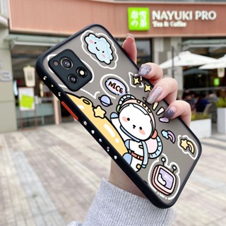 เคสโทรศัพท์มือถือแบบแข็ง ใส กันกระแทก ลายการ์ตูนอวกาศ มีลายด้านข้าง สําหรับ VIVO Y52S Y31s Y54s IQOO U3 IQOO U3X