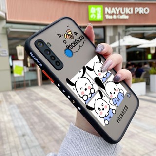 เคสซิลิโคนใส ขอบสี่เหลี่ยม กันกระแทก ลายการ์ตูน Pochacco สําหรับ Realme 5 5i 5s 6i 5 Pro