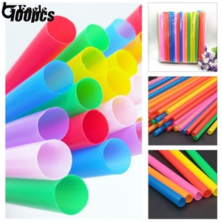 ⭐24H SHIPING⭐100X Extra Wide Boba Bubble Tea Fat Drinking Smoothie Milkshake Straws Assorted