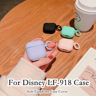 【พร้อมส่ง】เคสหูฟัง แบบนิ่ม สีพื้น สําหรับ Disney LF-918 LF-918