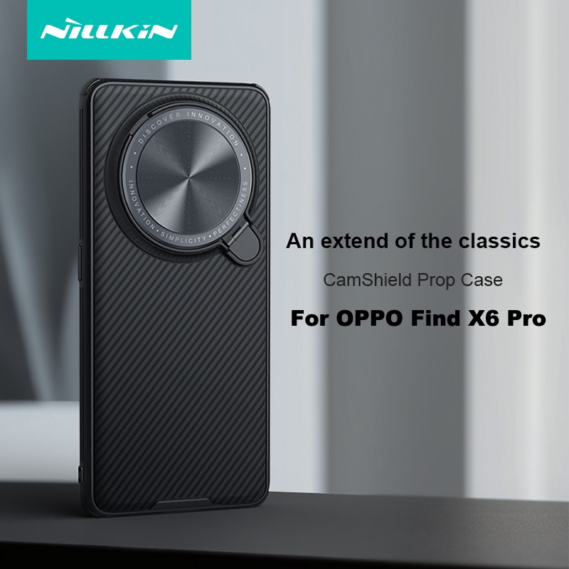 สําหรับ OPPO Find X6 Pro เคส NILLKIN CamShield Pro ธุรกิจ PC TPU คุณภาพสูง ขาตั้งกล้อง